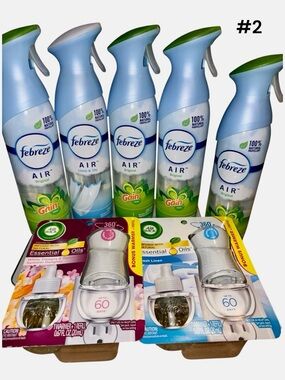 Febreze AIR and Plug-In Set - Light Blue & Green